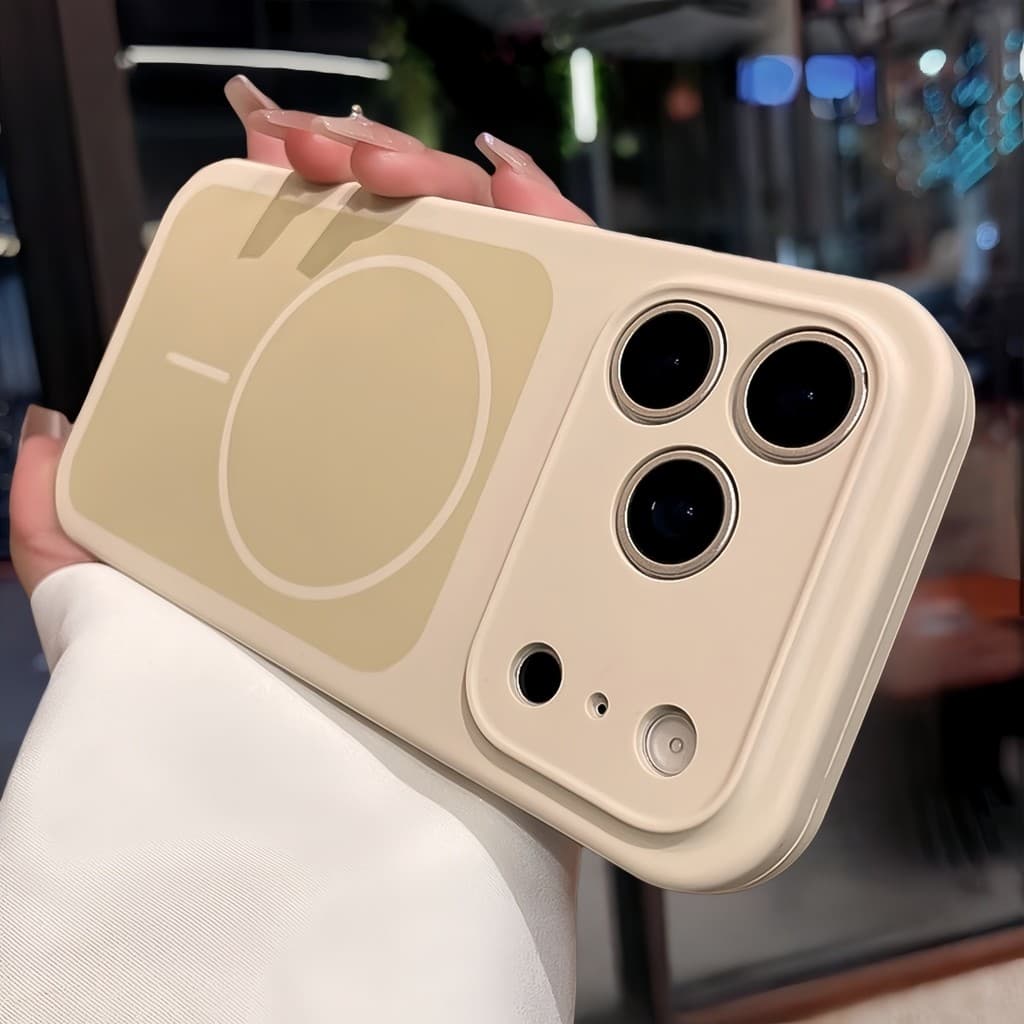 Ốp điện thoại silicon mềm từ tính chống vân tay mới cho iPhone 17 16 15 14 13 Pro max